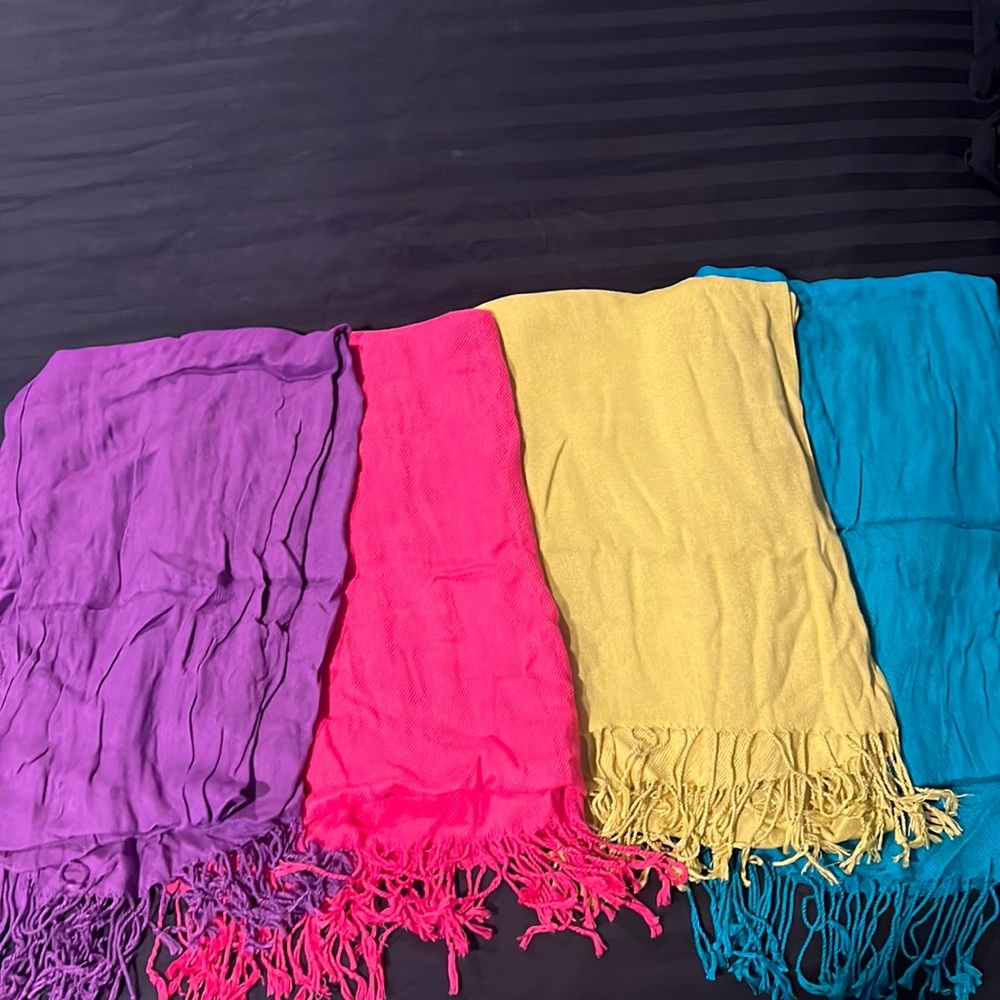 4 Wrap Scarves